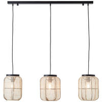 PENDELLEUCHTE Tannah 99565/76 - Schwarz, Metall (22/100/123cm) - Brilliant