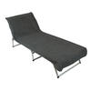 STRANDTUCH, 75x215 cm, 100% Baumwolle, Grau - Anthrazit, Textil (75/215cm) - Zollner