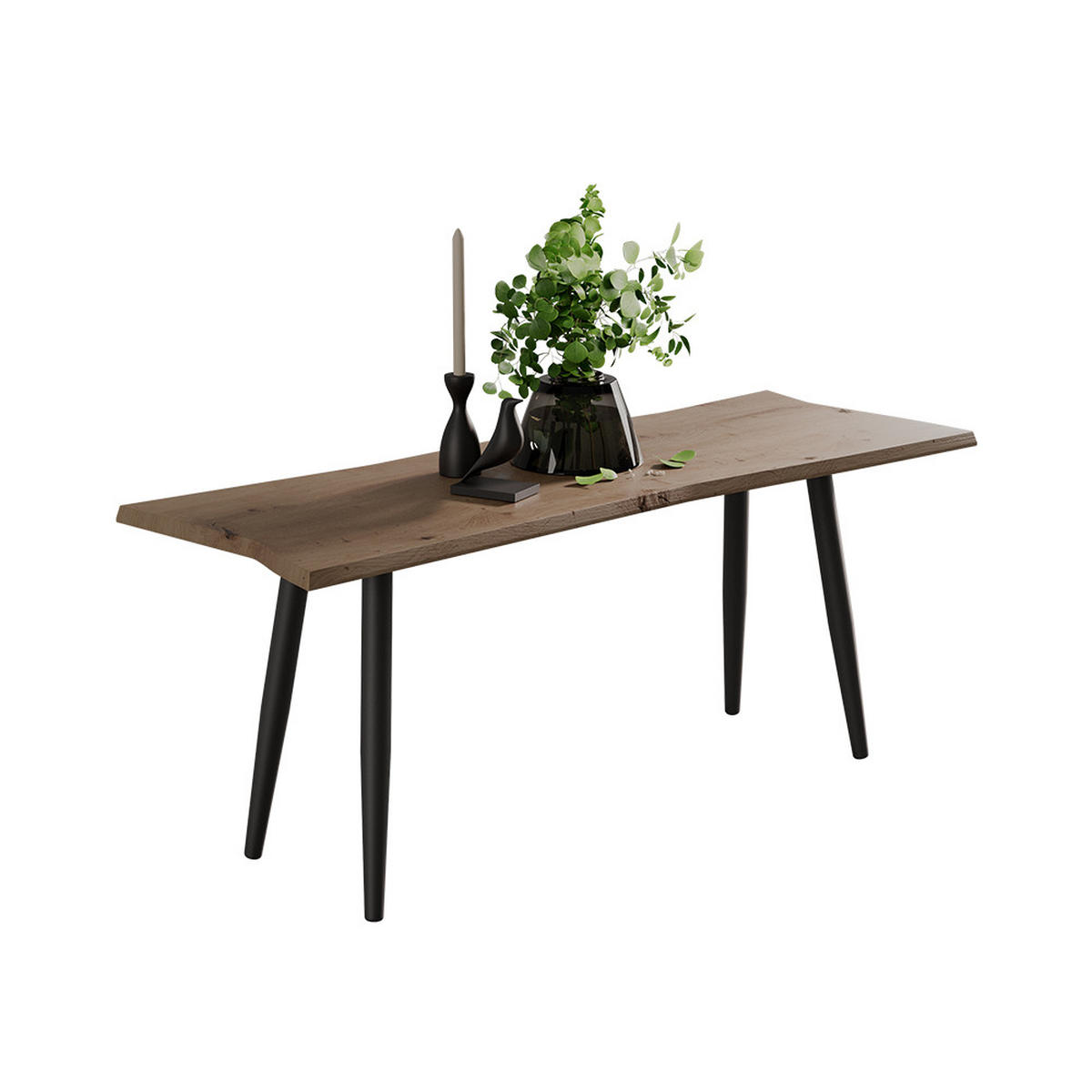 COUCHTISCH Yan Artisan 100 x 35.5 cm - Hellgrau, Holzwerkstoff (35.5/100/40cm) - Vicco