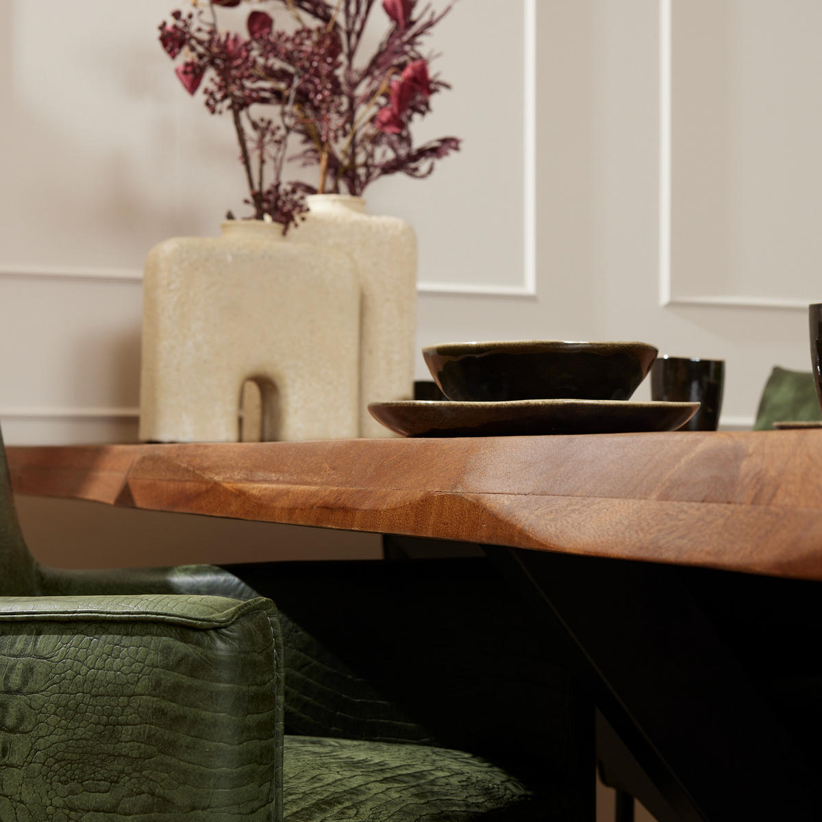 BAUMSTAMMTISCH Boston Braun 90/160/76 cm - Braun, Holz (90/160/76cm) - Starfurn