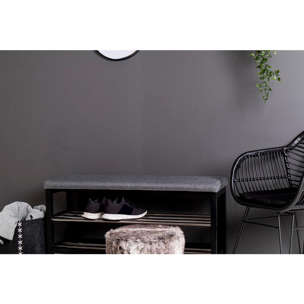REGAL Grau - Grau, Holzwerkstoff (100/50/34cm) - ebuy24