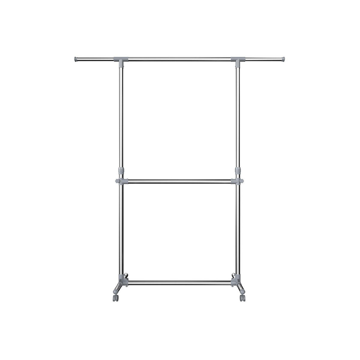 KLEIDERSTÄNDER - Silberfarben, Metall (49/198/165cm) - Hansiro