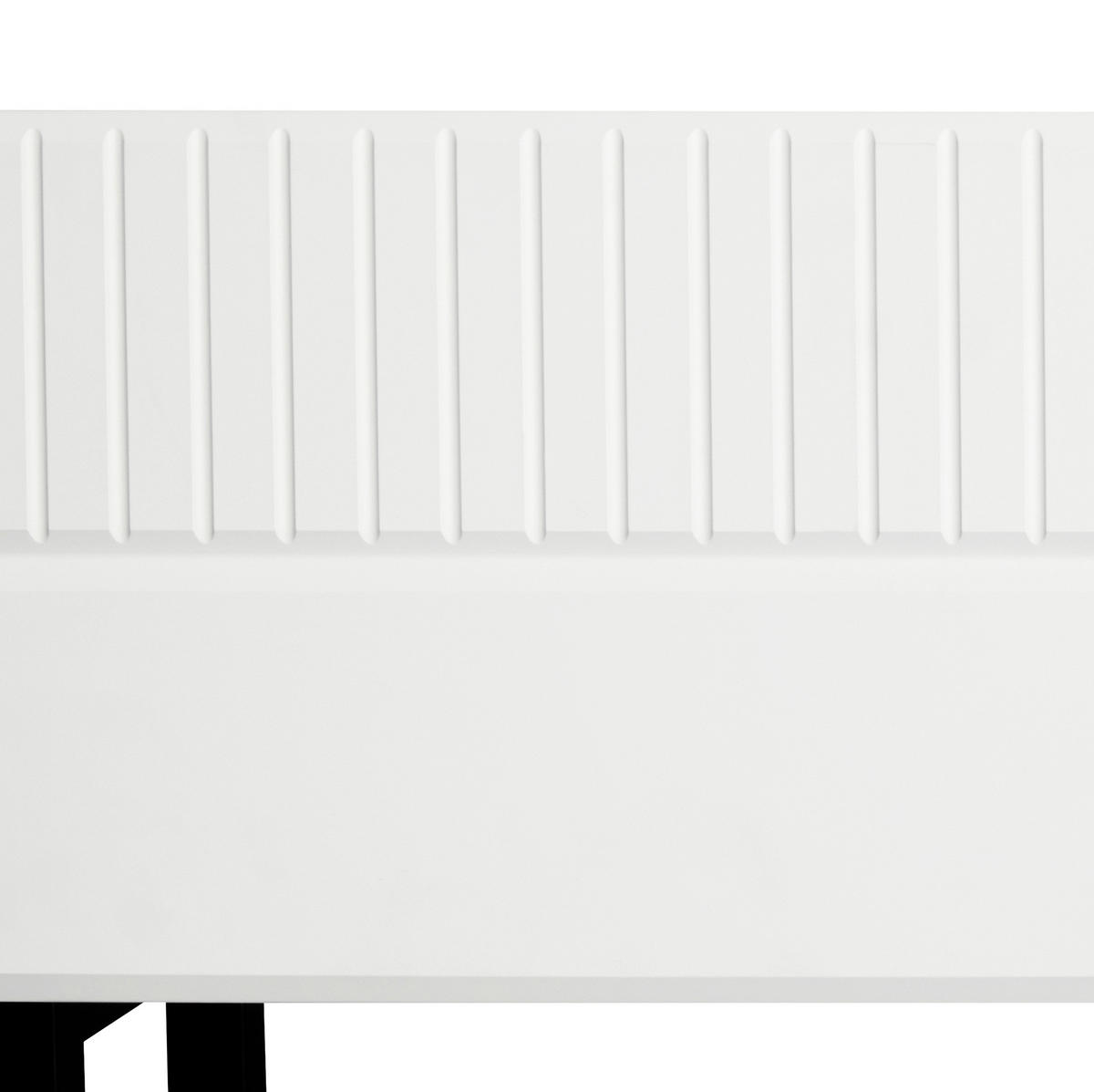 TV stolek 170/35/47 cm černobílý z MDF a dřevotřísky s úložnými zásuvkami - černá, kompozitní dřevo (170/47/35cm) - OKWISH