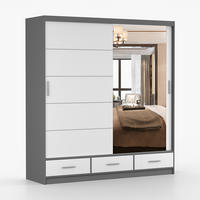 KLEIDERSCHRANK Florence 203 cm, 203/218/61, 2-türig, weiß - Weiß, Holzwerkstoff (203/218/61cm) - imoebel24