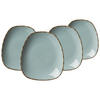 DESSERTTELLER Casa Blau 22,5 x 20 cm 4er Set - Blau, Keramik (22.5cm) - Ritzenhoff Breker