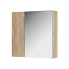 KOUPELNOVÁ ZRCADLOVÁ SKŘÍŇKA Leopold Zlatý mocný dub - medově dubová, kompozitní dřevo (60/59.2/16.4cm) - Vicco