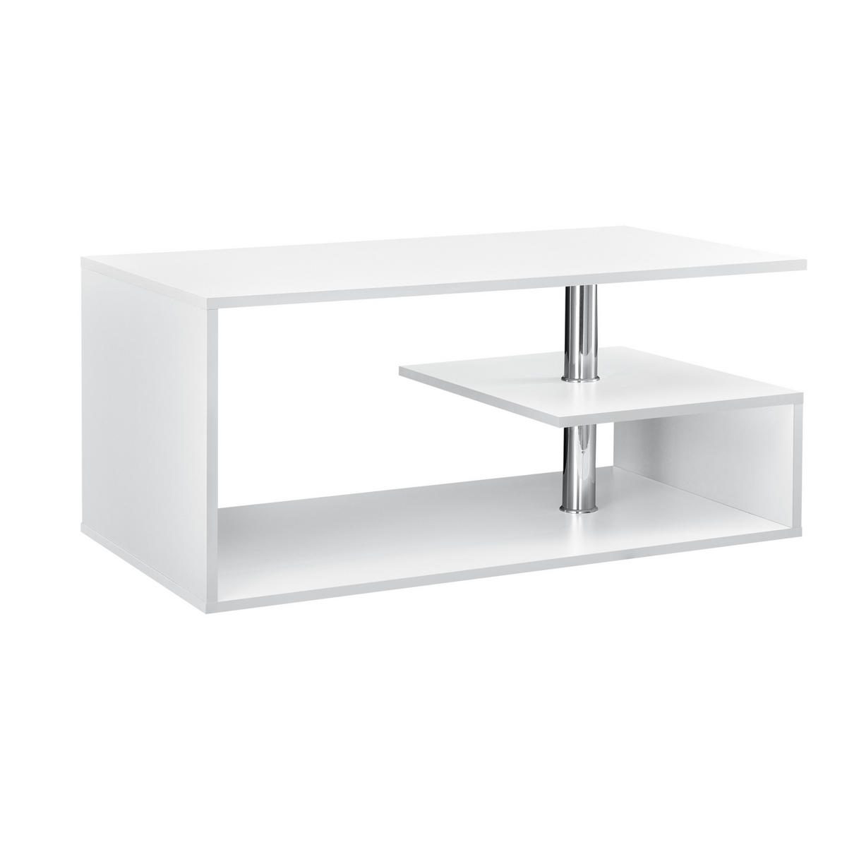COUCHTISCH Haarlem 50/90/41 - Weiß, Holzwerkstoff (90/50/41cm) - [en.casa]