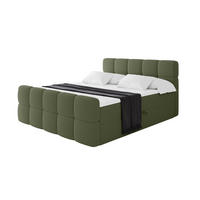 BOXBETT mit Matratze H4 - FAMA-Z - 140x200 cm Grün Quelle - Grün, Holzwerkstoff (140/200cm) - ALTDECOR