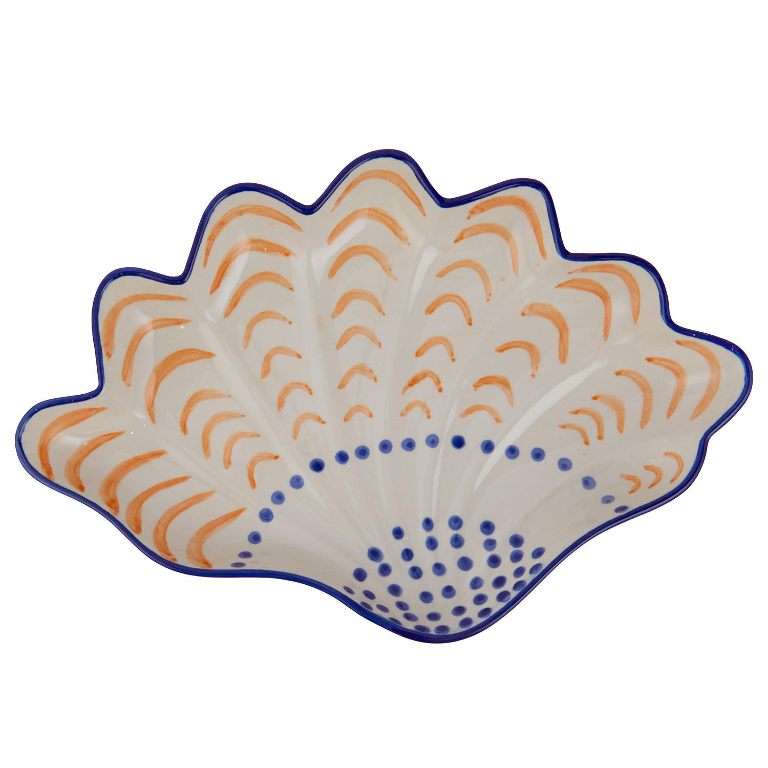 SERVIERPLATTE Coral Coast - Blau, Keramik (20/4/23cm) - Butlers