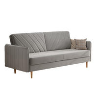 SCHLAFSOFA COLETTE mit Bettkasten Hellgrau - Hellgrau, Holzwerkstoff/Kunststoff (200/85/90cm) - Idohome