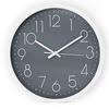 WANDUHR 30.5 cm - Grau, Kunststoff (30.5/30.5/4.5cm) - Intirilife