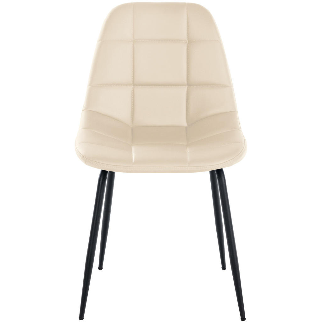 Thumbnail - CLP Stuhl, Creme, Textil, 46x82x52 cm, Esszimmer, Stühle, Esszimmerstühle, Vierfußstühle