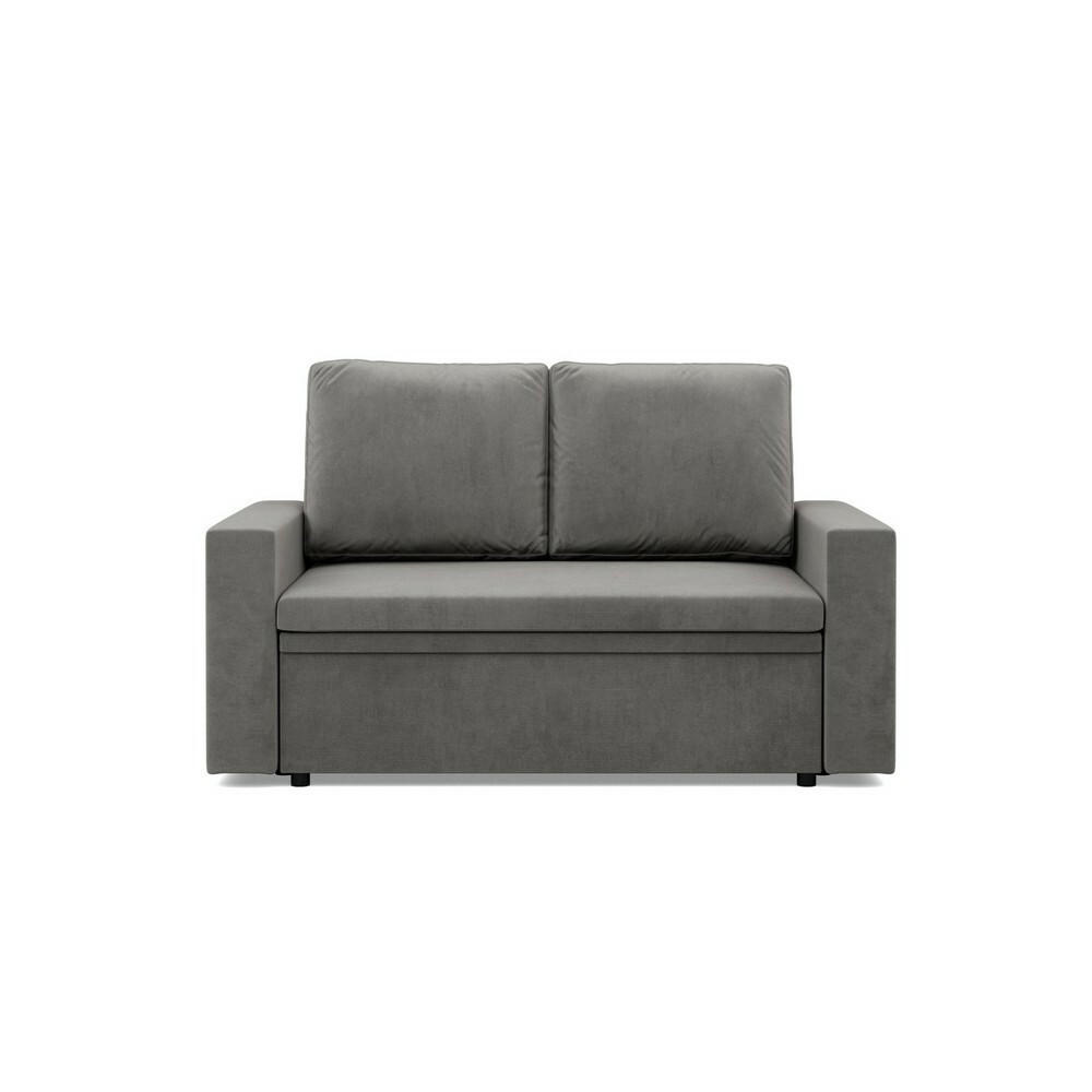 SOFA Neo mit gerader Armlehnen hellgrau - Hellgrau, Textil (148/90/87cm) - SIMKAM Furniture