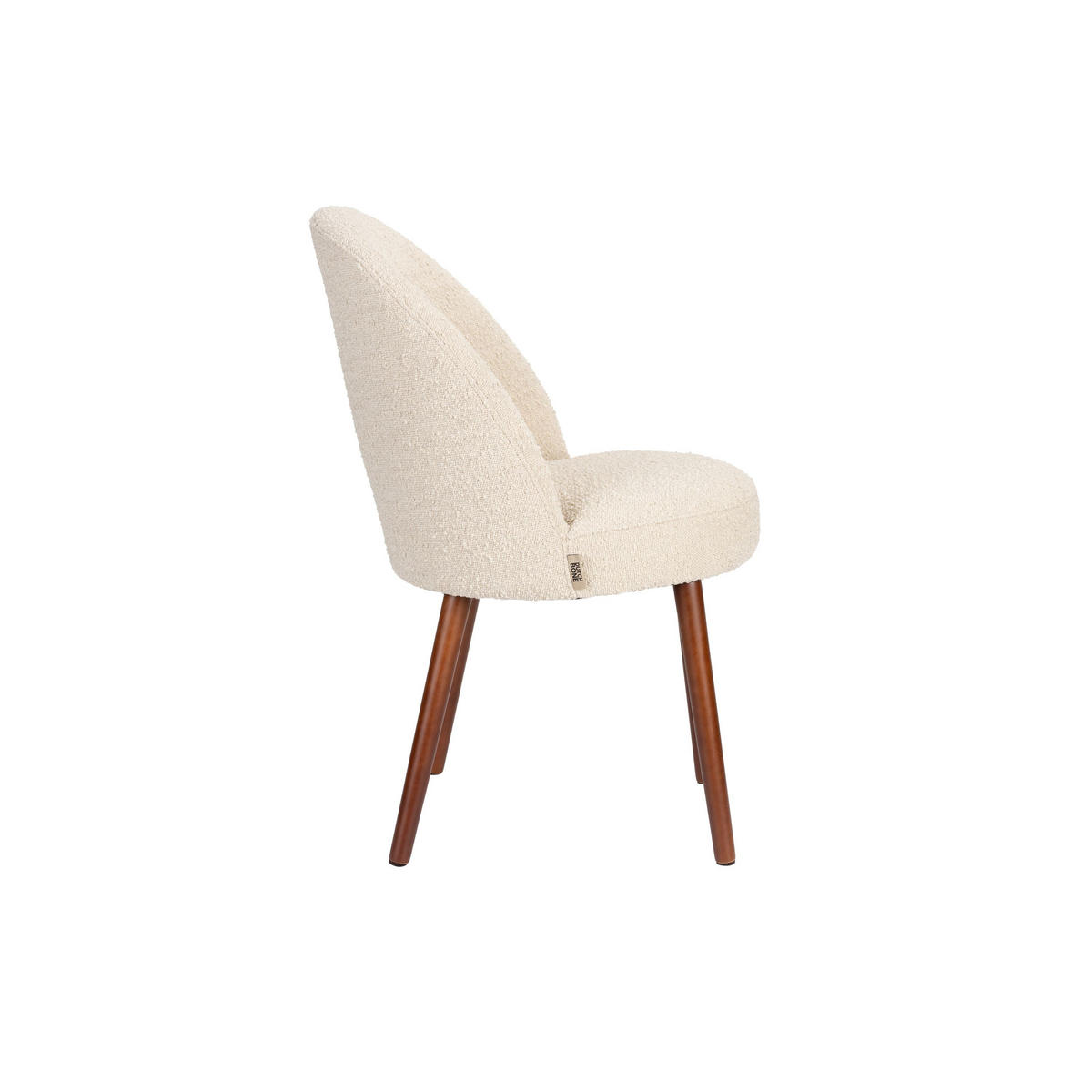 ESSZIMMERSTUHL Barbara Bouclé Beige - 2 er Set - Beige, Kunststoff (50/84.5/60.5cm) - Dutchbone