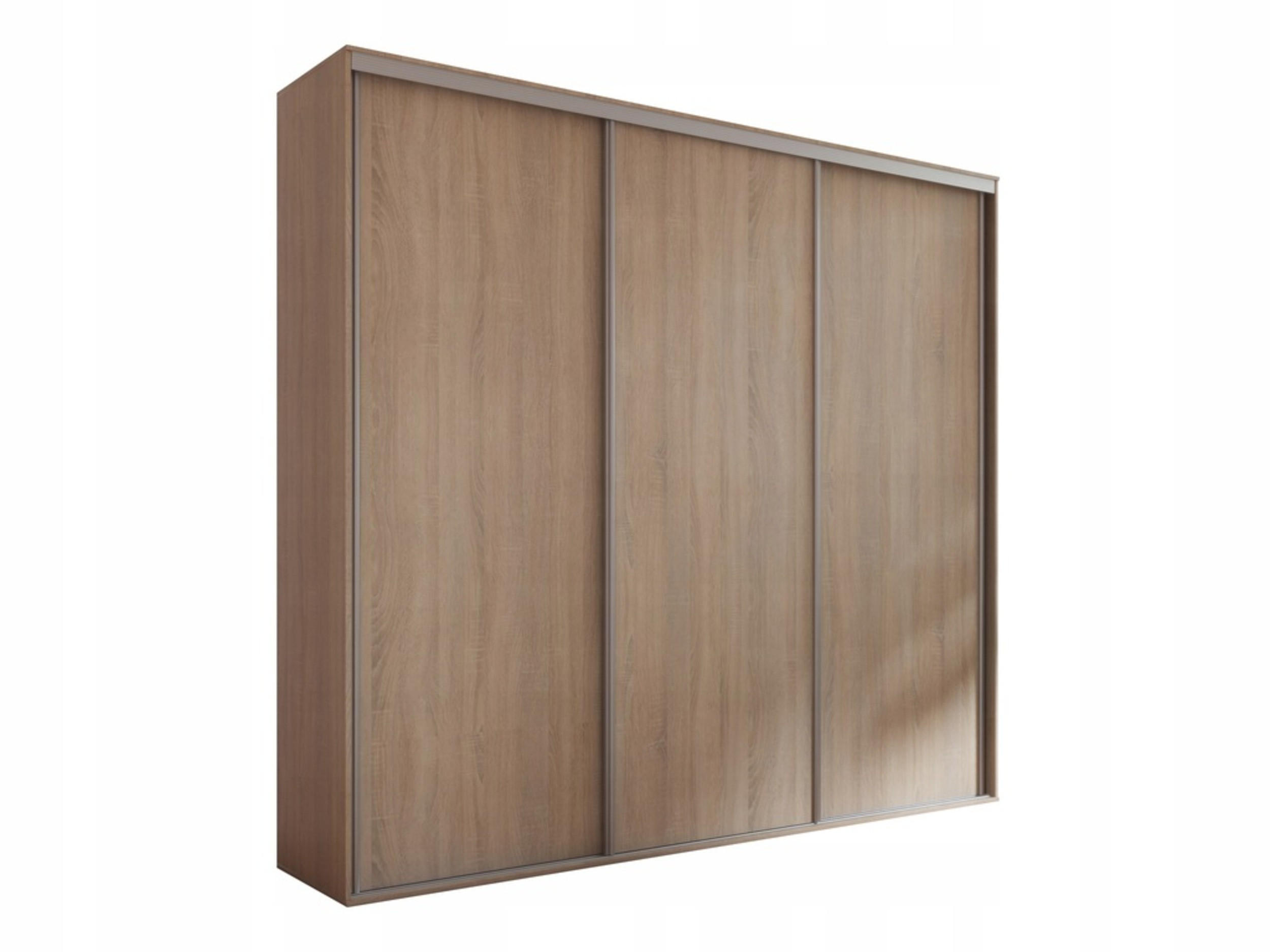 SCHIEBETÜRENSCHRANK - Kleiderschrank BORA 254 - Sonoma Eiche - Sonoma Eiche, Holzwerkstoff (254/244/62cm) - Möblo