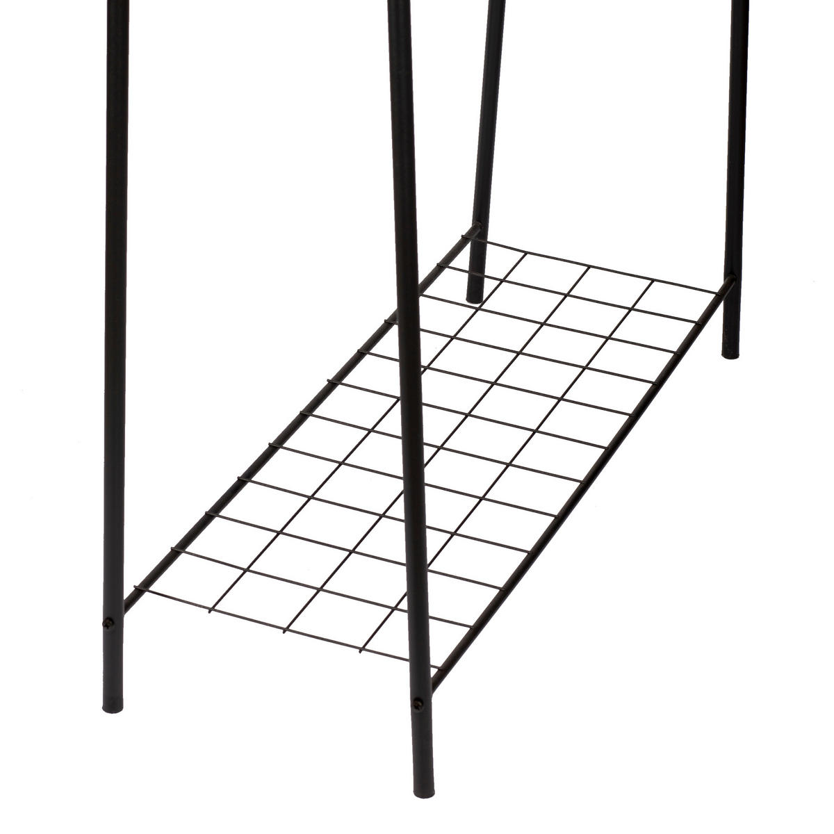 GARDEROBENSTÄNDER Hvorslev - Schwarz, Metall (89/144/33cm) - [en.casa]