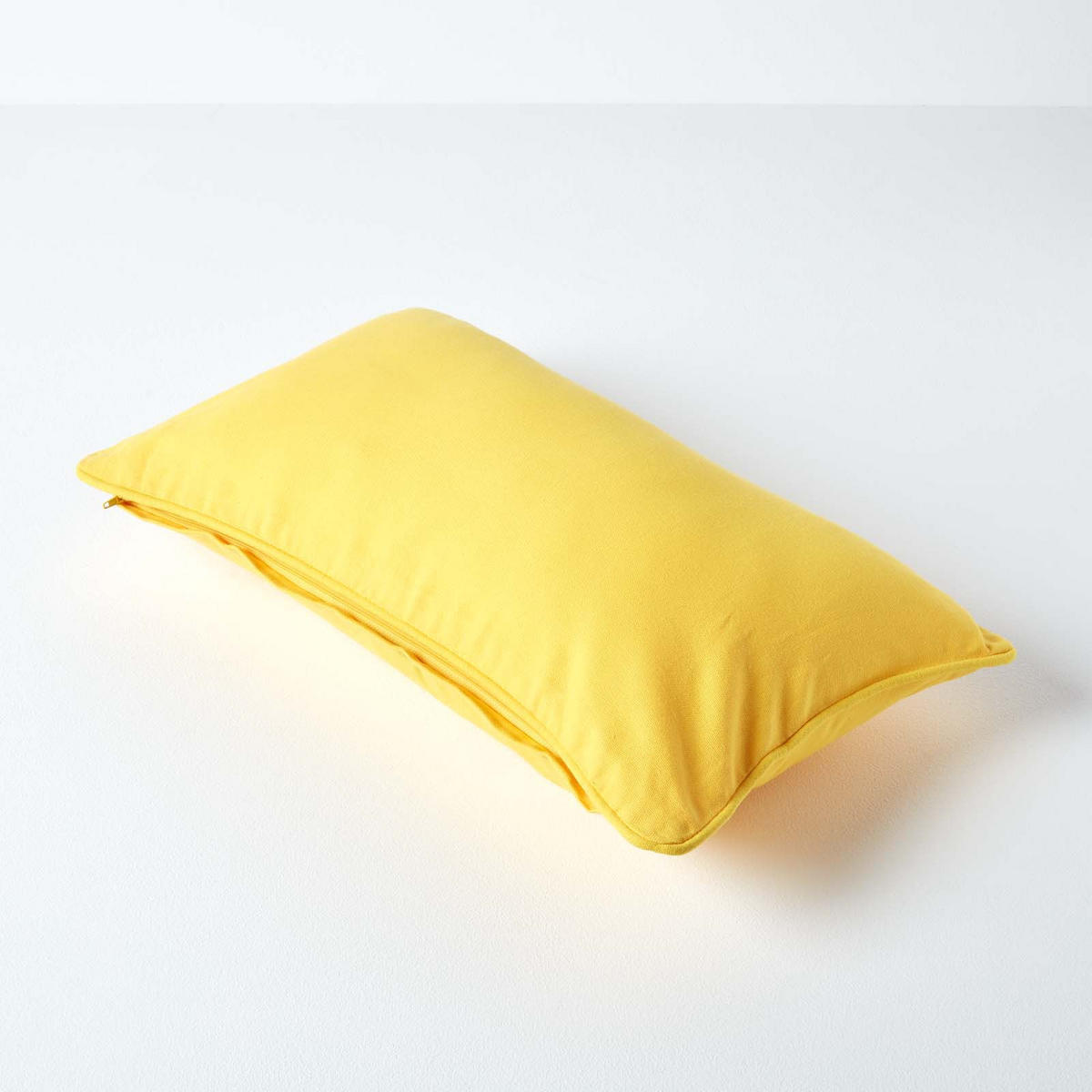 KISSENHÜLLE gelb 30/50 cm, 100% Baumwolle - Gelb, Textil (30/50cm) - Homescapes
