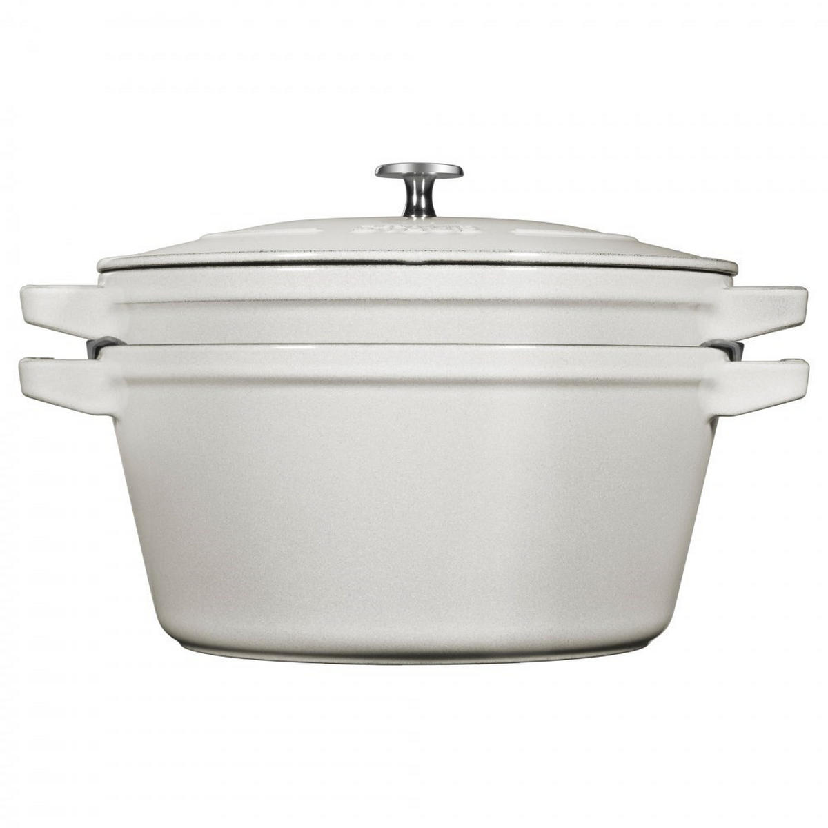 TOPF Grau 30/25/18 cm 405083850 - Grau, Metall (24cm) - Staub