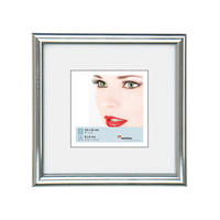 BILDERRAHMEN Galeria Kst.Rahmen 20x20 cm SILBER - Silberfarben, Kunststoff (21.3/21.3/1.9cm) - walther design