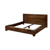 BETT Massivholz Sheesham 140 x 200 x 90 braun METRO LIFE #135 - Braun, Holz (140/200cm) - Massivmoebel24