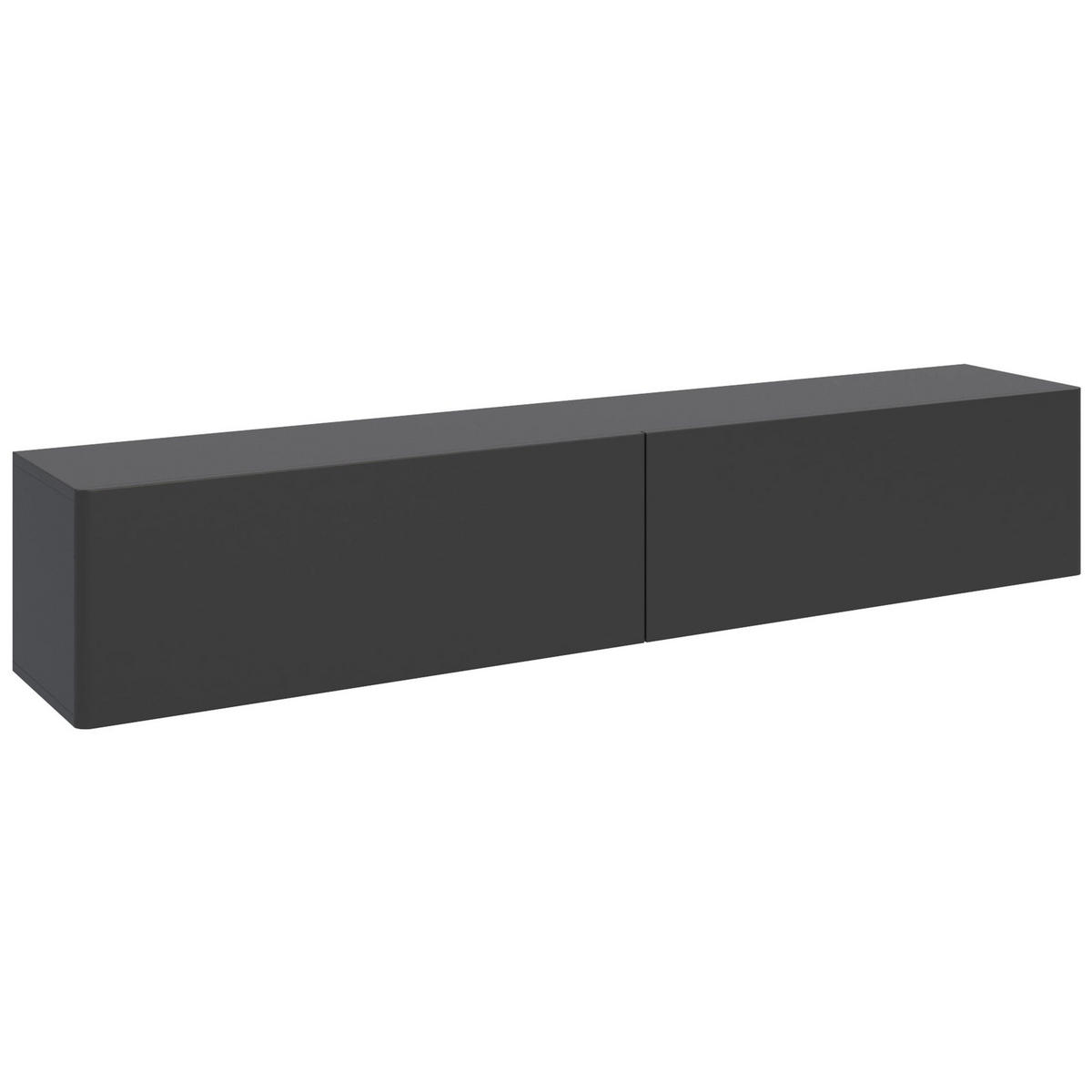 TV-STOLÍK Olio Čierna 175 cm - čierna, kompozitné drevo (175/28.4/31.6cm) - Selsey