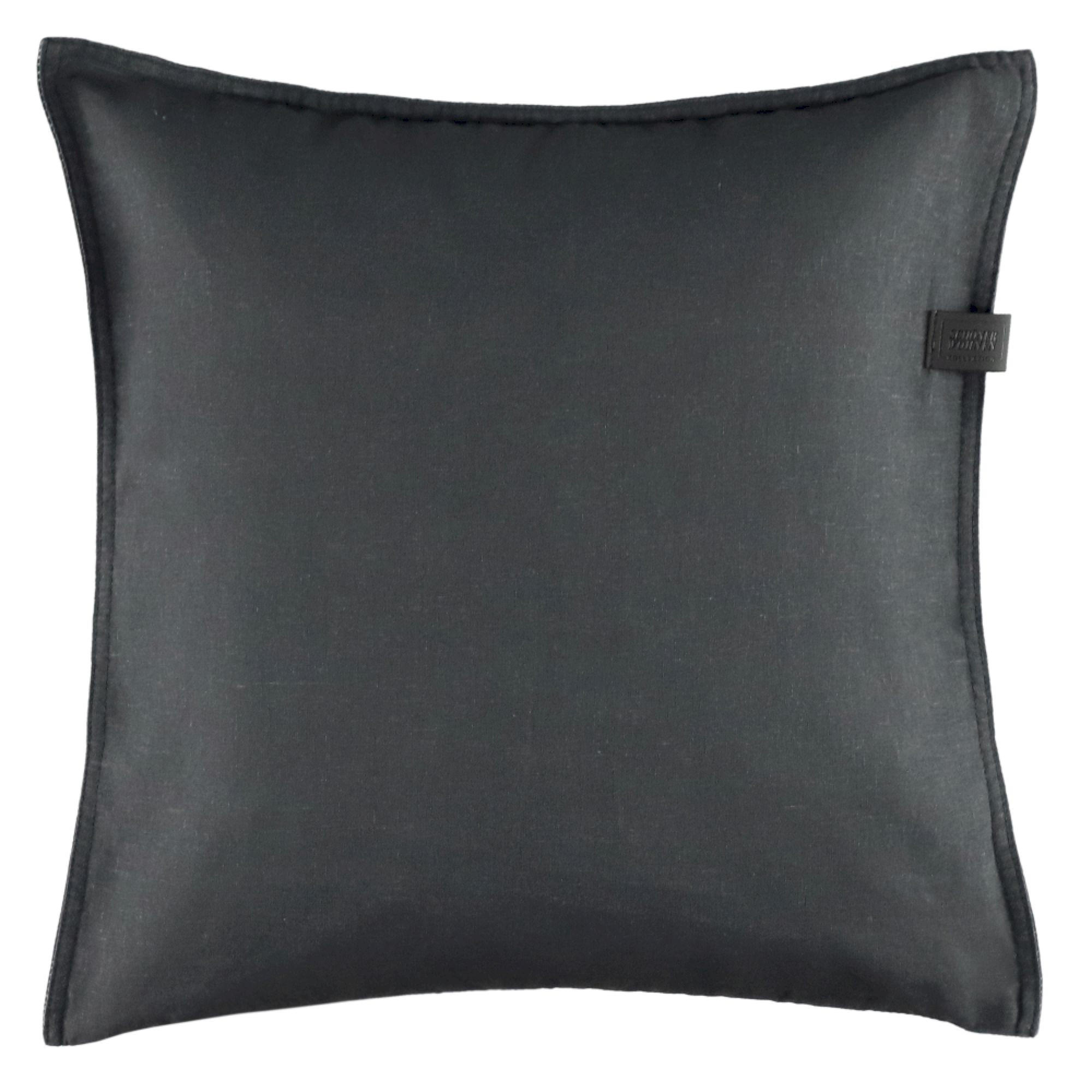 ZIERKISSENHÜLLE PLAY - Anthrazit, Textil (38/38cm) - Schöner Wohnen