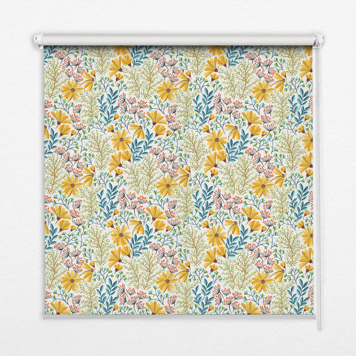 TULUP VNITŘNÍ roleta - okenní roleta - roleta - 80x180 cm - Květiny