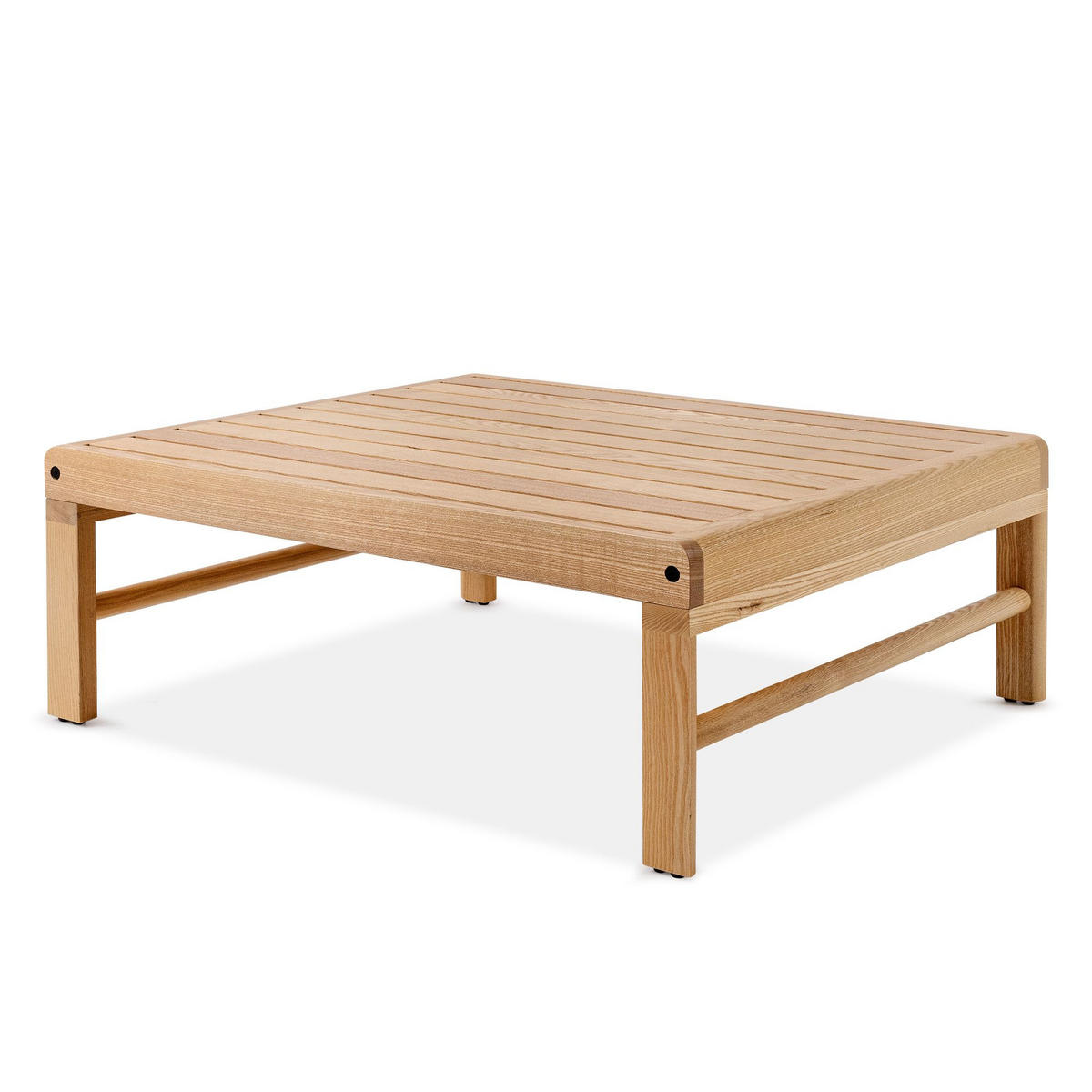 GARTENTISCH ATREDA - Eschefarben, Holz/Textil (80/70/30cm) - KONSIMO®