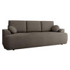 SCHLAFSOFA Velo - Schwarz/Braun, Holz/Kunststoff (248/94/110cm) - MIRJAN24