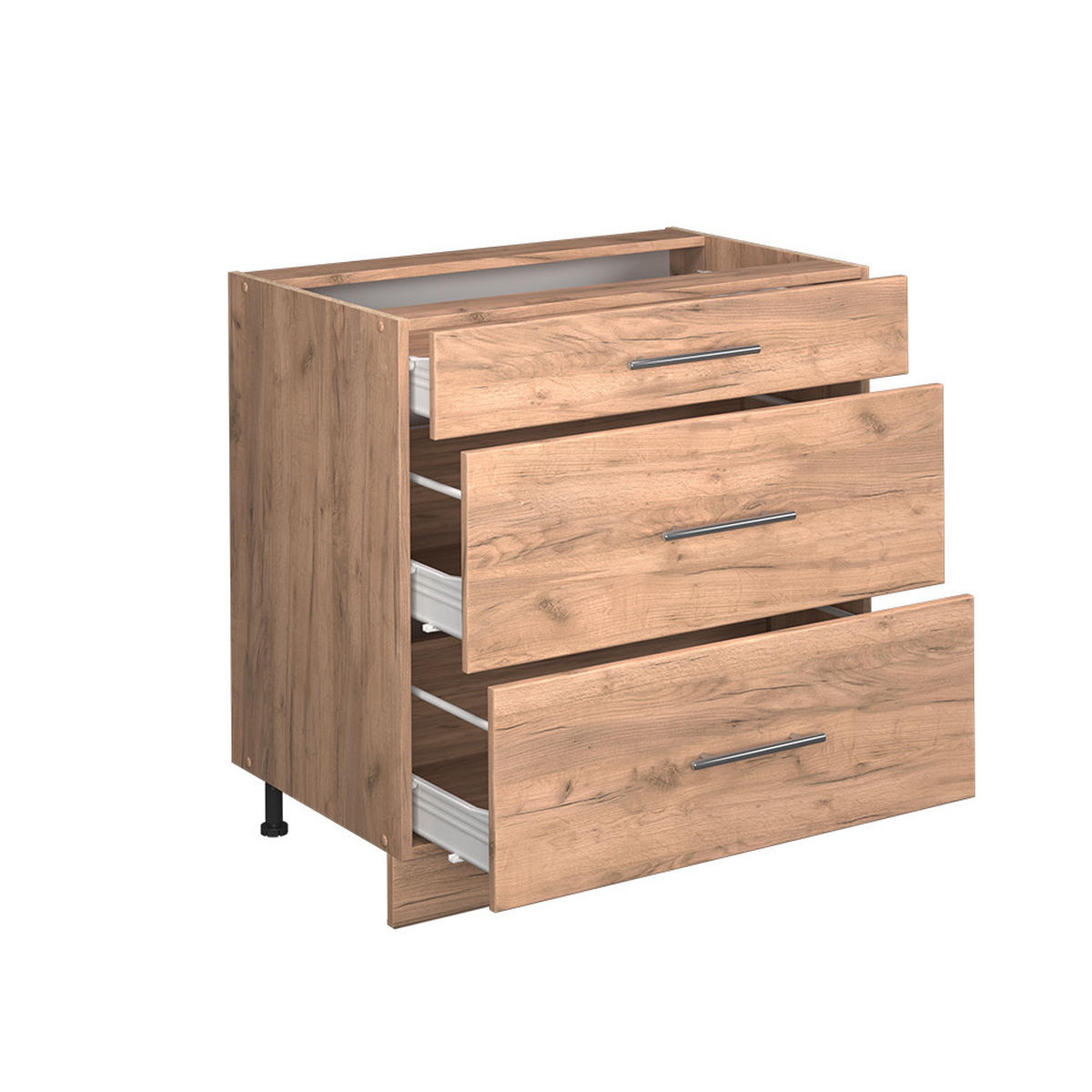 SPODNÍ SKŘÍŇKA KUCHYŇSKÉ LINKY Fame-Line Zlatý mocný dub - medově dubová, kompozitní dřevo (80/82/60cm) - Vicco