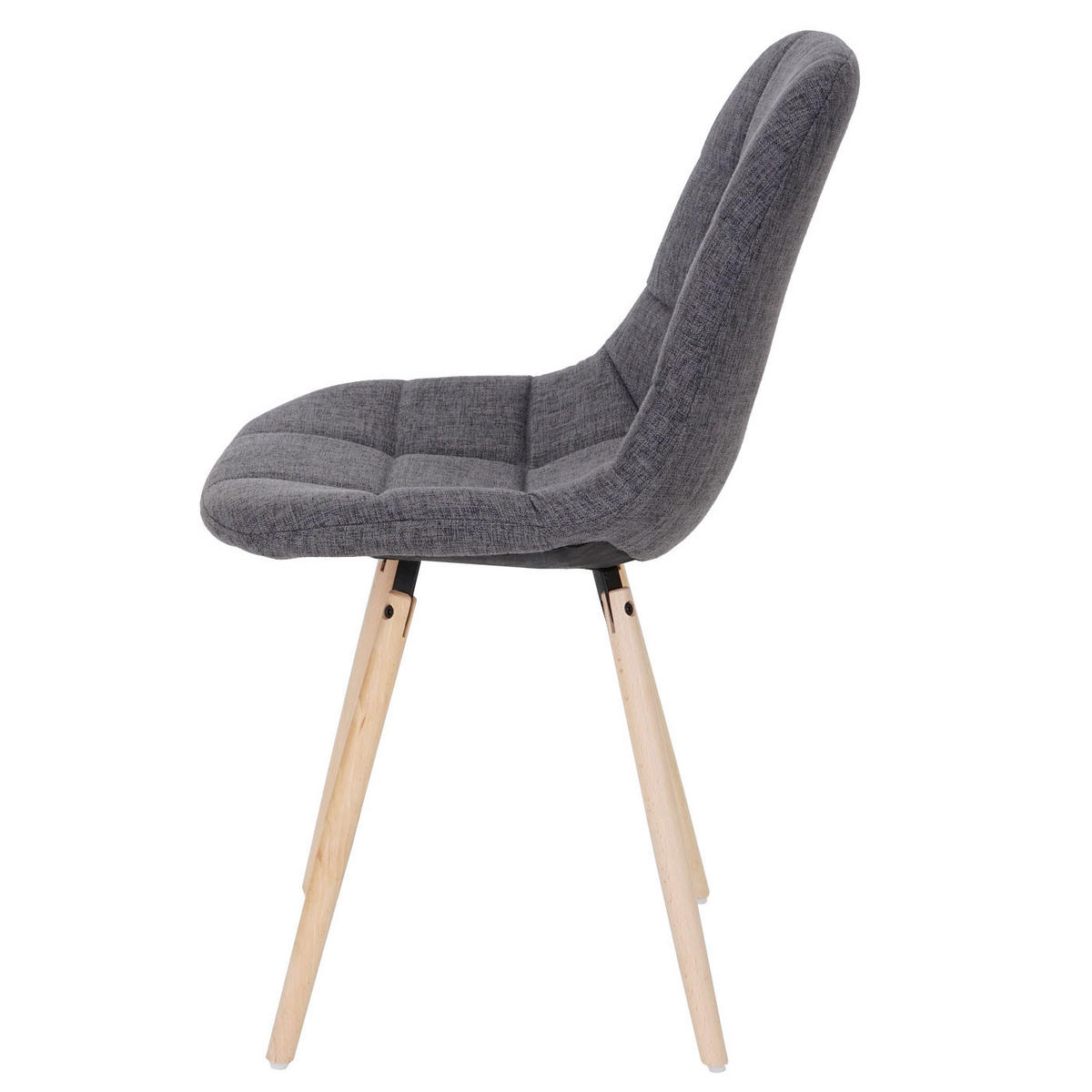 ESSZIMMERSTUHL I Grau 6er-Set - Grau, Textil (47/82/53cm) - MCW