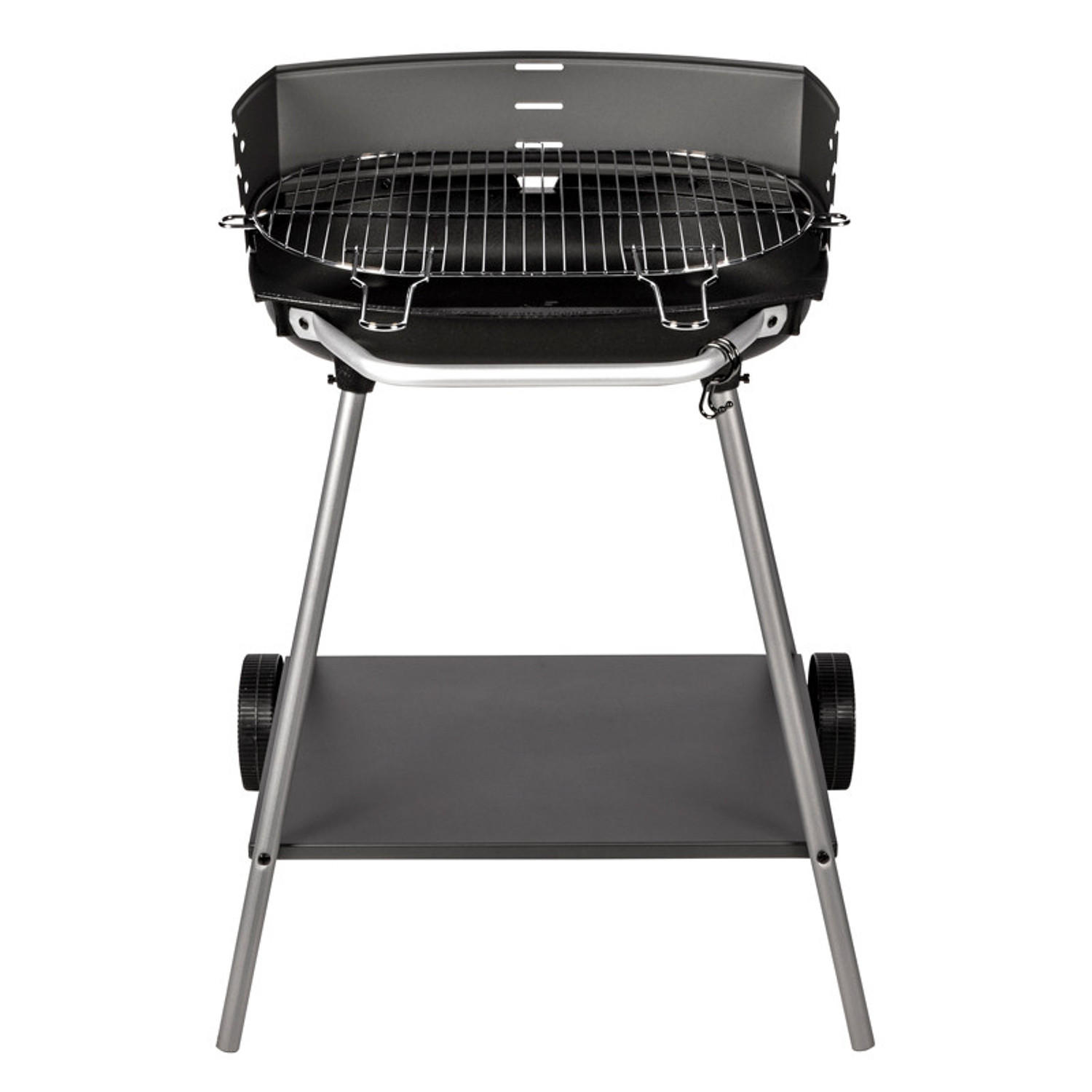 HOLZKOHLEGRILL - Schwarz, Metall (61.5/83.5/66cm) - Somagic