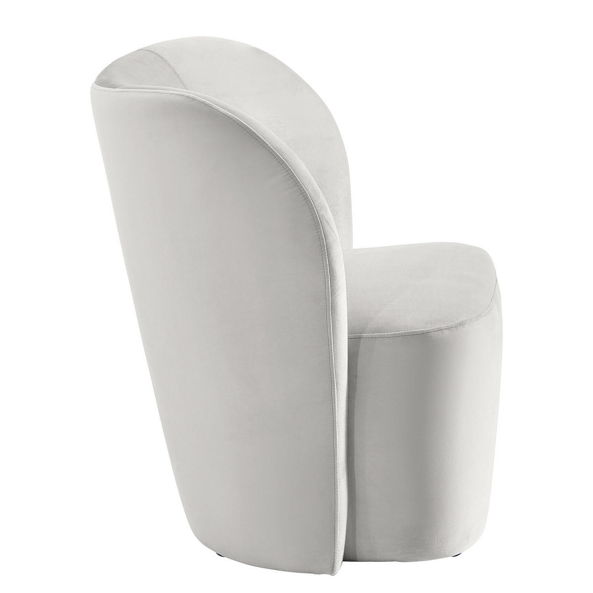 SESSEL - Silberfarben/Schwarz, Kunststoff/Textil (75/78/49cm) - home24