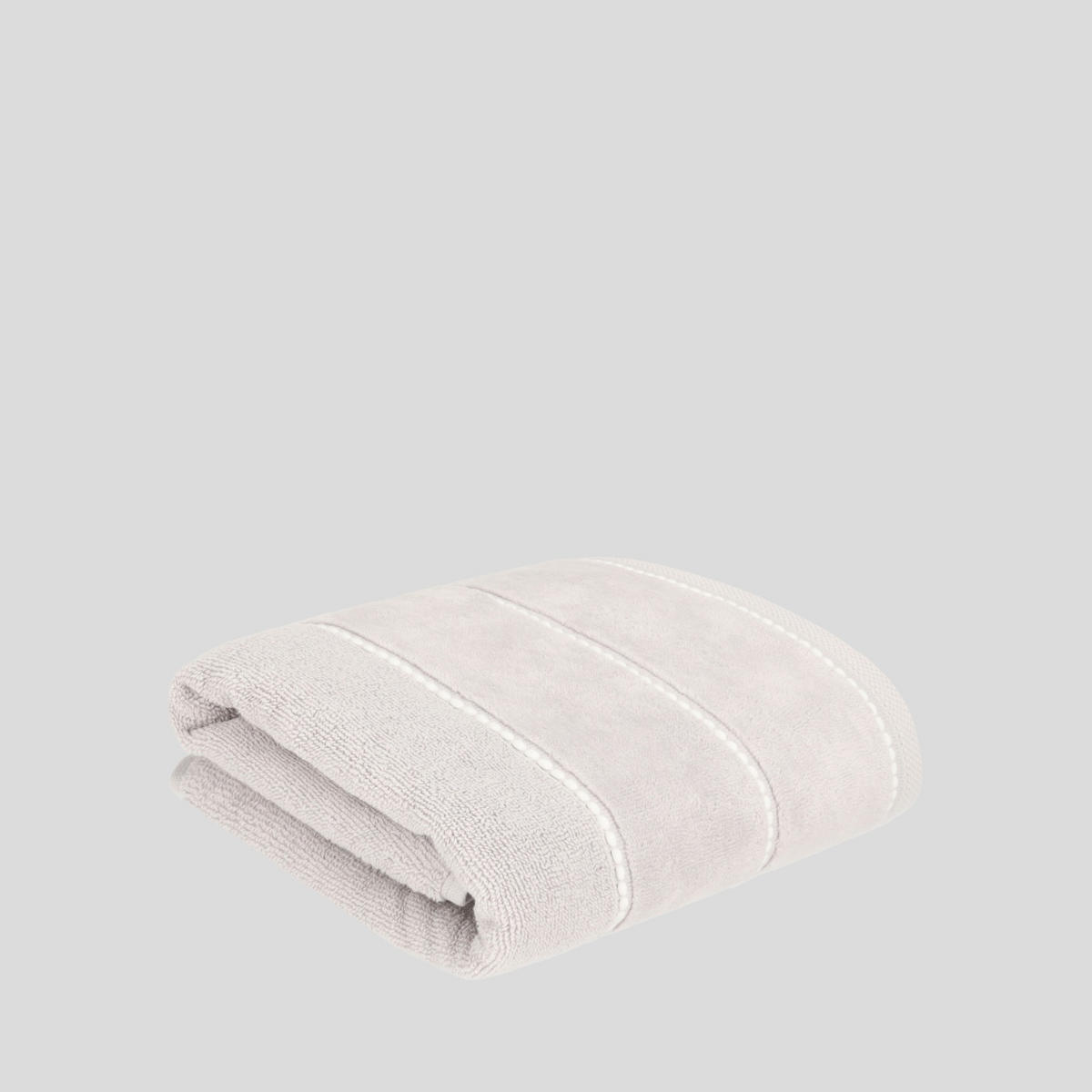 BADETUCH Velly - Hellgrau, Textil (50/90cm) - home&you