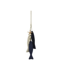 AUFHÄNGER FISCH - Blau, Holz (9/55/5.2cm) - J-Line
