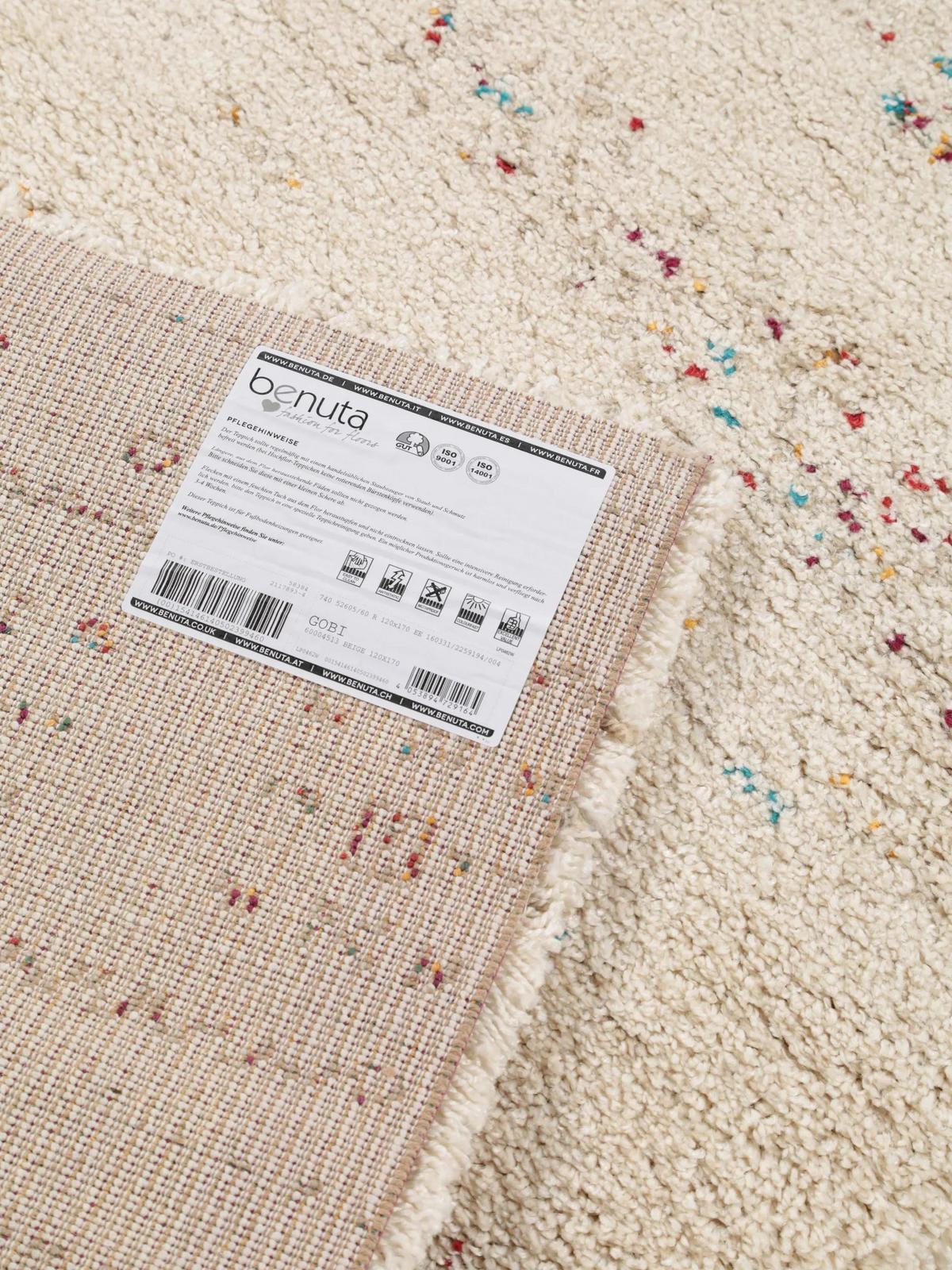 HOCHFLORTEPPICH Gobi Beige 200x290 cm - Beige, Textil (200/290cm) - benuta Nest