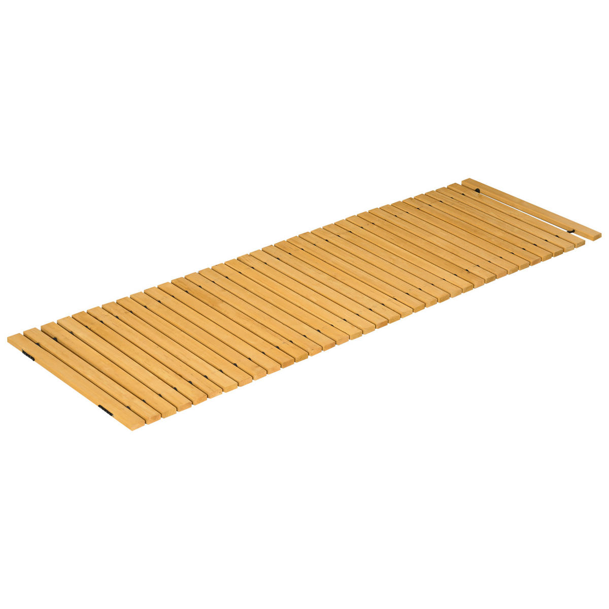 HOLZWEG DE-13751 aufrollbare Kiefernlattung 185x60 cm - Gelb, Holz (185/60/1.9cm) - ComfortXL
