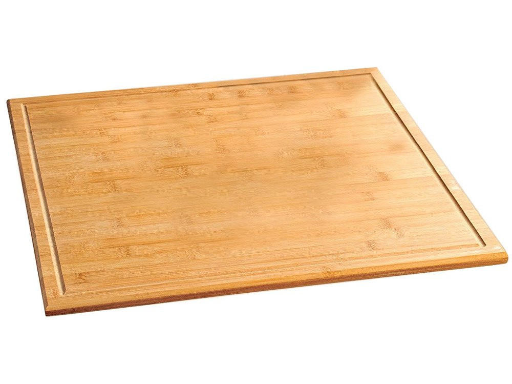 SCHNEIDEBRETT großer Küchentisch von 50/56/4 cm - Beige, Naturmaterialen (56/50cm) - Kesper
