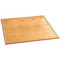 SCHNEIDEBRETT großer Küchentisch von 50/56/4 cm - Beige, Naturmaterialen (56/50cm) - Kesper