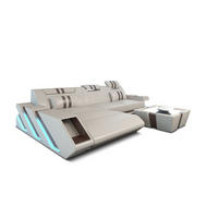 ECKSOFA Apollonia L - Braun, Leder (295/190cm) - Sofa Dreams