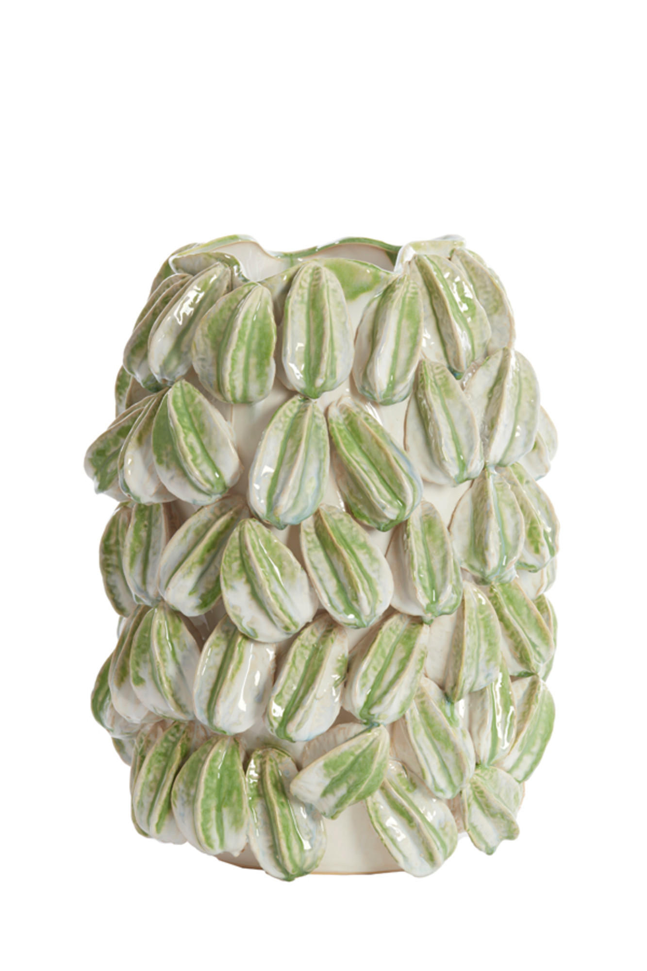 VASE Karambole Braun Ø35/47 cm - Braun, Keramik (47cm) - Light & Living