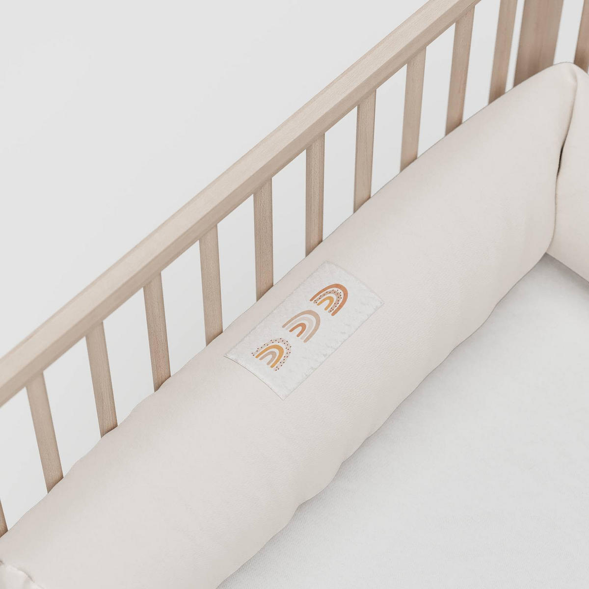 NESTCHENSCHLANGE Cozy "Magical Rainbow Coconut Milk" 190 cm Bettschlange - Beige/Orange, Textil (15/190cm) - Sämann – make a difference.