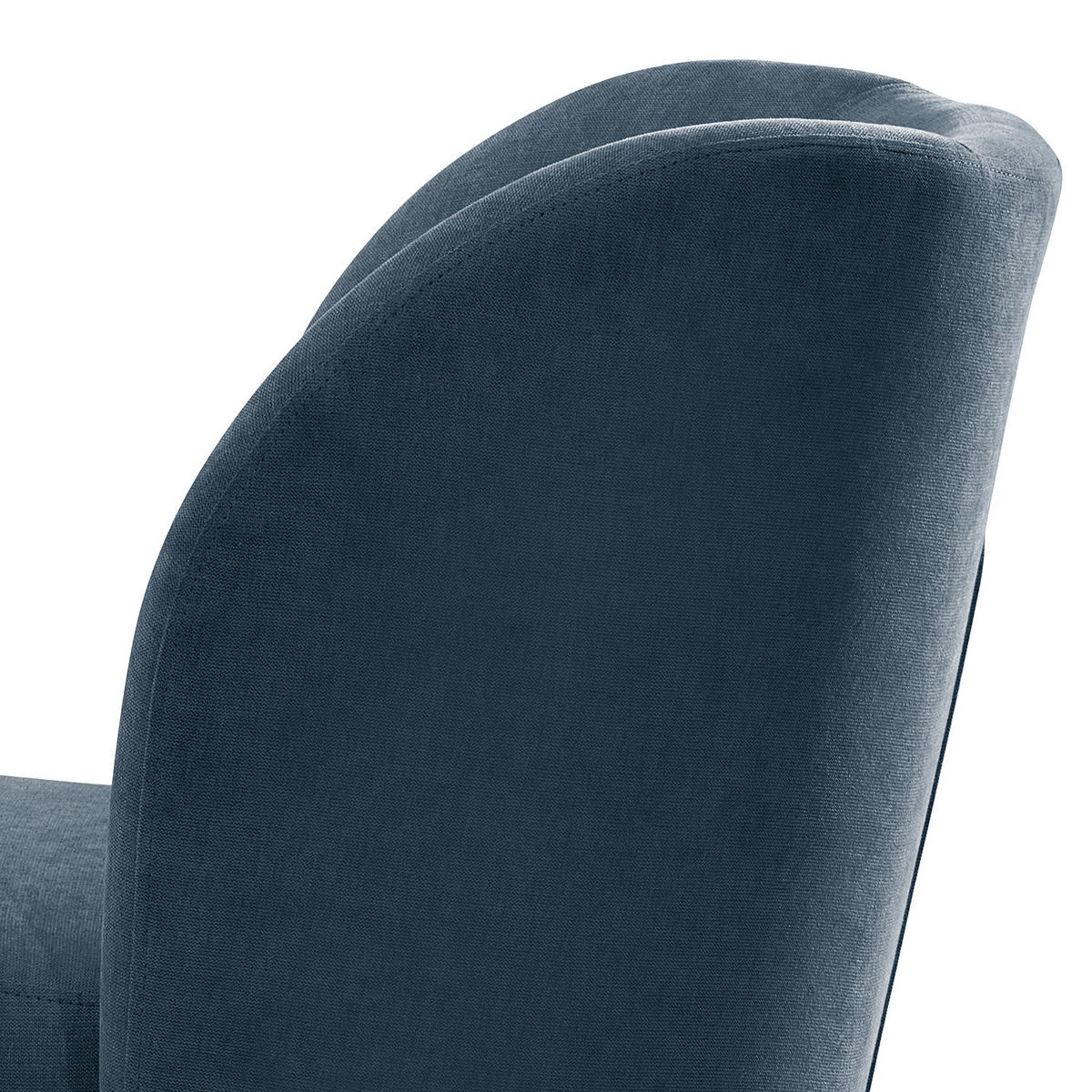 SESSEL - Schwarz/Dunkelblau, Kunststoff/Textil (75/78/49cm) - home24