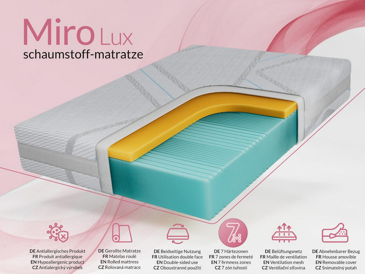 POLSTERBETT GOLETTA CLASSIC 200/200 - Braun Velvet - Schaum-Matratze - Braun, Textil (200/200cm) - MKS