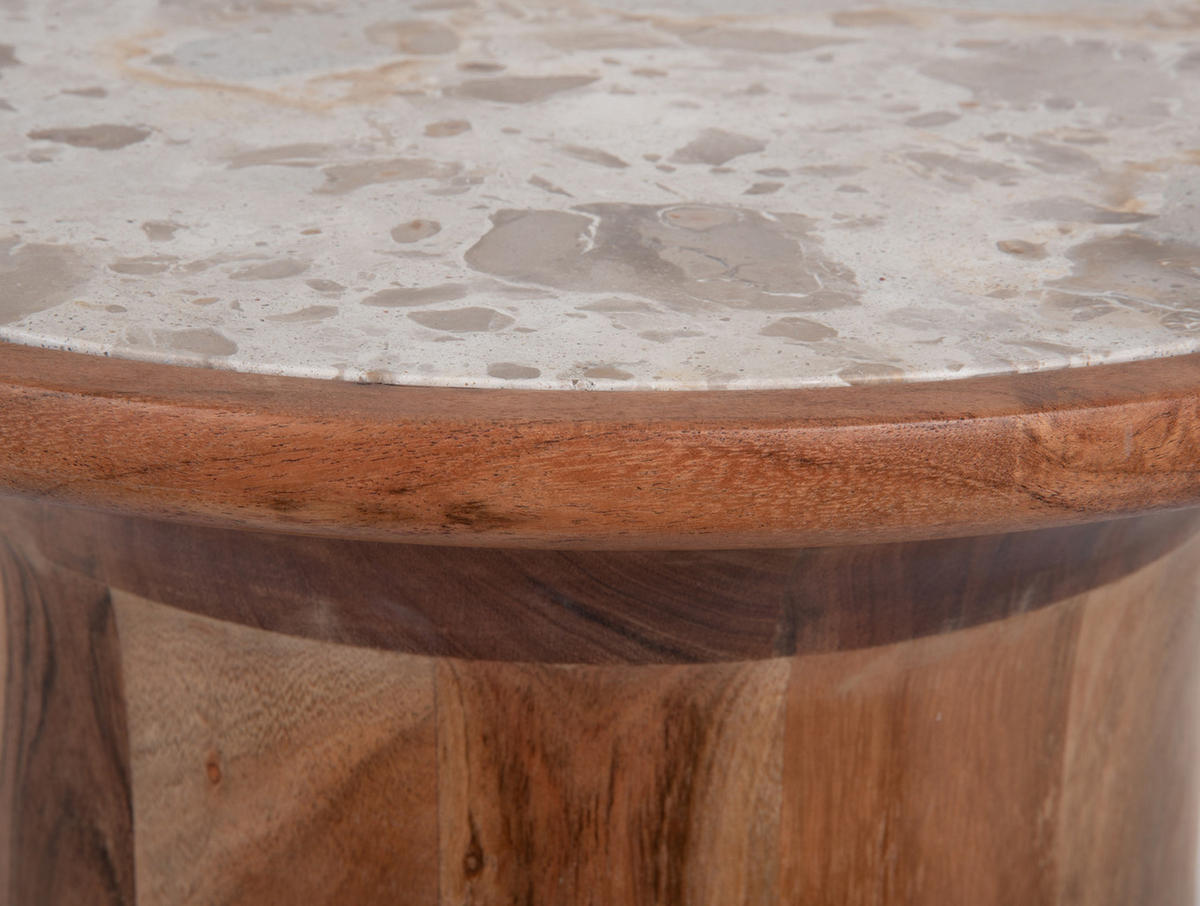 BEISTELLTISCH Tubo 45/45/35 cm - Braun, Holz (45/45/35cm) - Leitmotiv