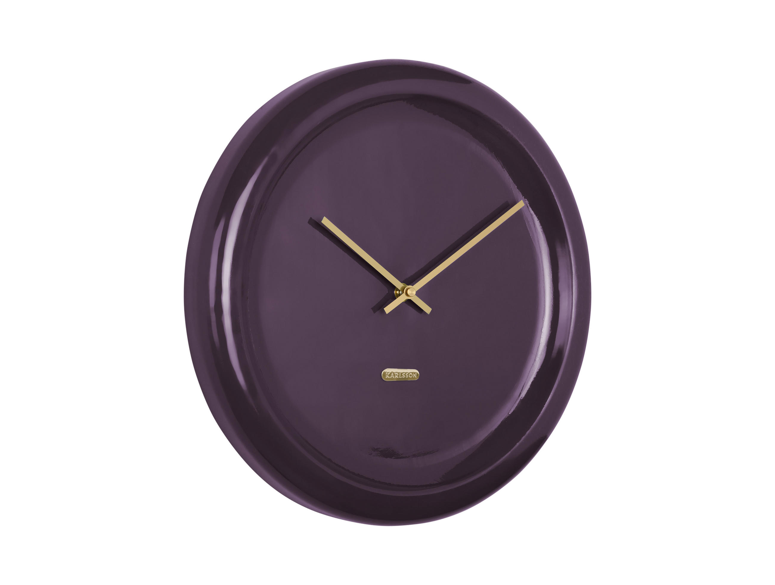 Karlsson Wanduhr Lila 35x35x4.5 cm