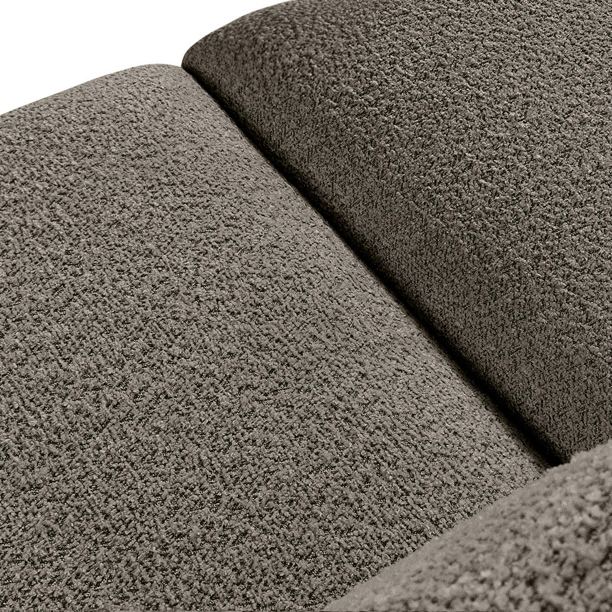 ECKSOFA RECHTS BUFFO, kühles Braun - Braun, Holz/Holzwerkstoff (225/176cm) - KONSIMO®