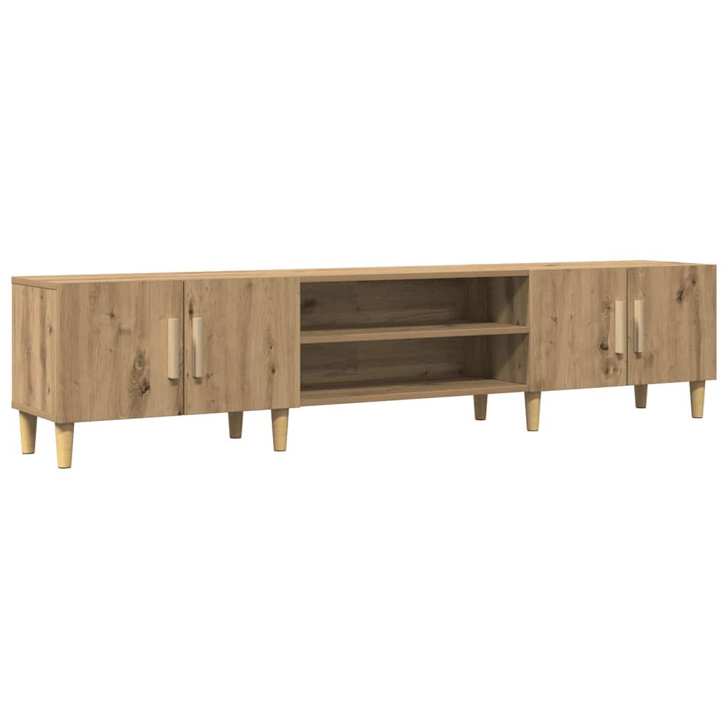 vidaXL Lowboard Eiche Artisan 180x40x31.5 cm