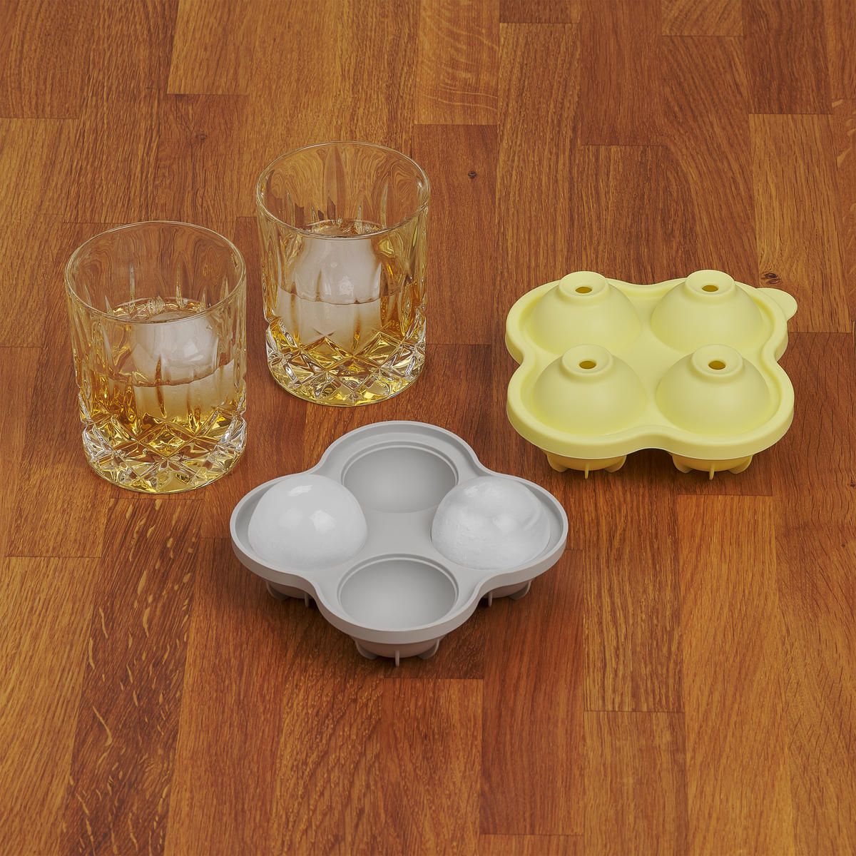 FORMA NA ĽAD Silikónová, bez BPA, 2x4, Žltá - žltá, plast (13/5/13cm) - Blumtal