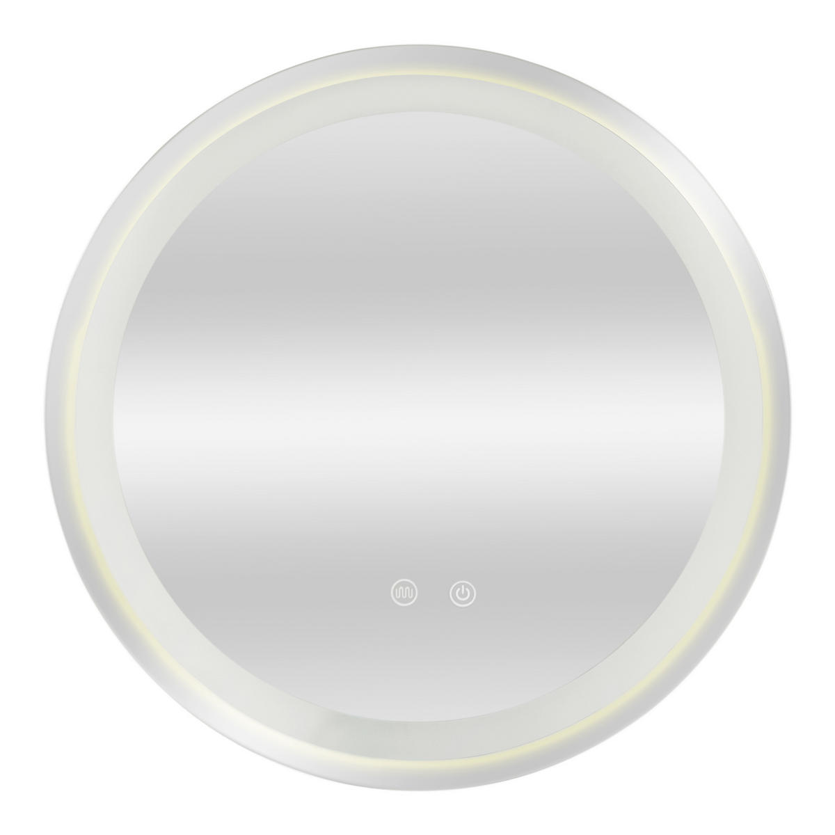 BADEZIMMERSPIEGEL Maratea - Silberfarben, Glas/Metall (60/60/3cm) - pro.tec